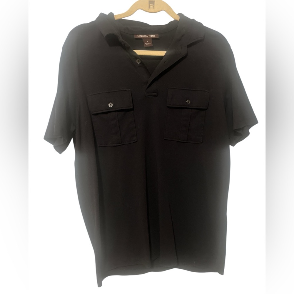 Men’s Black Michael Kors Polo